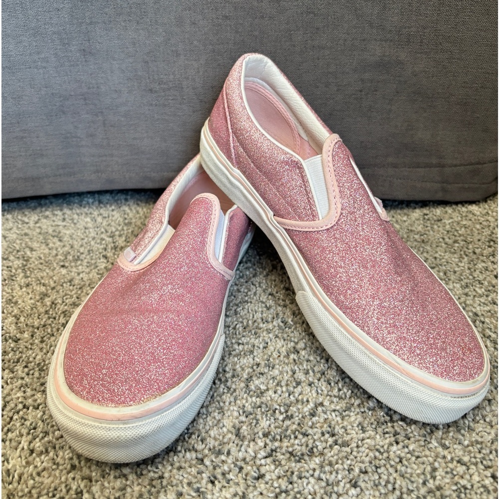 Pink Glitter Vans